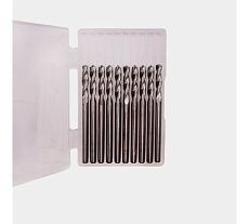 Сверло твердосплавное цельное короткое, ц/х, 10 шт, 3.3x18x50 мм, ВК8, 2300-3839, ГОСТ 17274-71 РОСИНСТРУМЕНТ 233839U