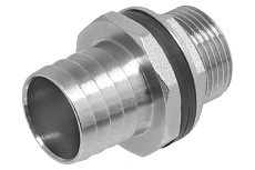 Штуцер врезка для бочки MasterProf 3/4", латунь, гайка в бочку ДС.071634