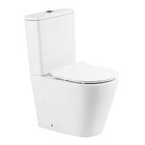 Унитаз-компакт BelBagno Flay-R BB2149CPR/BB2149T безободковый