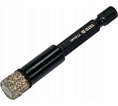 Коронка алмазная по плитке 10 мм, HEX Yato YT-60403