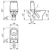 Унитаз Cersanit Granta 031 3/6 DPL EO (косой выпуск)