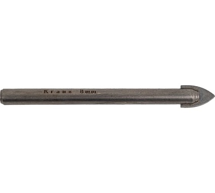 Сверло по стеклу и кафелю (8 мм; цилиндрический хвостовик) Kranz KR-12-6805