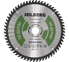 Диск пильный Industrial Дерево (255x30 мм; 60Т) Hilberg HW256