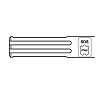 Долото плоское 10 шт. (25х401 мм; SDS-max) Bosch 2.608.690.166