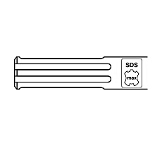 Долото плоское 10 шт. (25х401 мм; SDS-max) Bosch 2.608.690.166