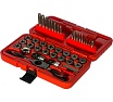 Набор метчиков и плашек Мастак SK-5 1/8"-1/2" кейс, 40 предметов 351-10040C