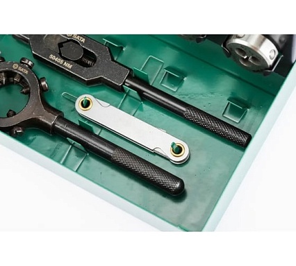 Набор метчиков и плашек Sata 32 предмета 50452