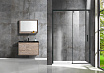 Душевая дверь Vincea Lugano VDS-1L 120x195 черный, прозрачная