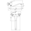 Смеситель для раковины Ravak Suzan SN 041.00/150 X070008