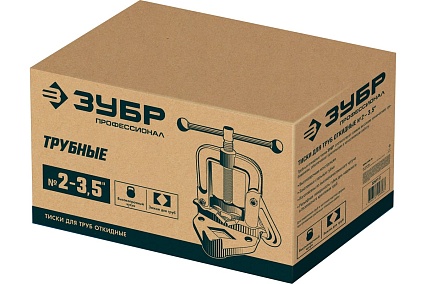 Трубные откидные тиски Зубр Профессионал 3.5" 32611-2