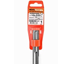 Бур по бетону для больших нагрузок (10x520 мм; SDS-max) NOVOCRAFT NCSMAX100520