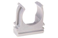 Клипса для труб Росдюбель 25 мм, 50 шт., серая 17-0830