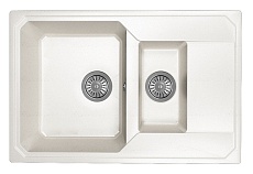 Кухонная мойка Dr.Gans Кардинал К 76 см СМс, белый 29.035.D0760.401