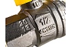 Шаровой кран для газа RUB 1/2 DN15 PN40, ВР-НР, серия ROMA S.84, бабочка S84D26
