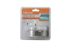 Коронка алмазная (100х55 мм; 6-гранный хв-к) Sturm 1055-09-10055