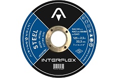 Круг отрезной по металлу 125х2.5х22.23 мм Interflex 4687202817856