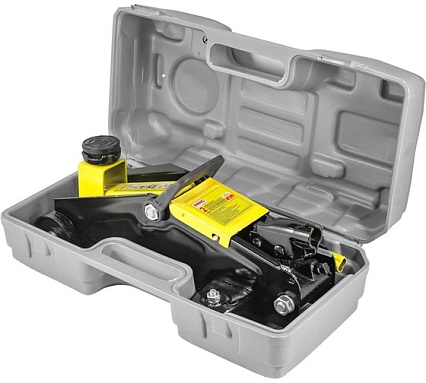 Гидравлический подкатной домкрат WMC TOOLS 2т в кейсе WMC-TA82007/ кейс/(51849)