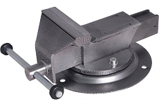 Слесарные поворотные тиски Калибр ТПСН-125ИС (125мм, стальные) 00000079284