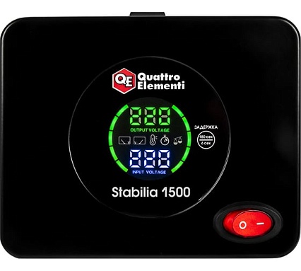 Стабилизатор напряжения Quattro Elementi Stabilia 1500 (1500 ВА, 140-270 В) 917-650