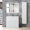 Тумба с раковиной BelBagno Albano 60 см напольная, Bianco Lucido