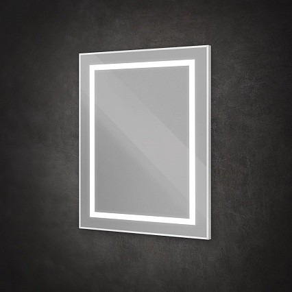 Зеркало BelBagno SPC-KRAFT-700-800-SENS-AL 70x80 см сенсорный выключатель, сатин