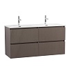 Тумба с раковиной BelBagno Uno 120 см, 4 ящика, Бежевый матовый
