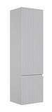 Шкаф пенал AQUAme S1 33 см серый AQM9001GM