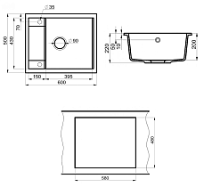 Кухонная мойка Point Римо PN3010W 60 см белый