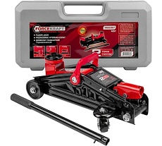 Домкрат подкатной гидравлический Forcekraft 2т, h min 140мм, h max 290мм в кейсе FK-TA82007 MST(кейс)(58619)