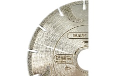 Диск для резки мрамора, стеклопластика, керамики TECHNIC GAV 125x22.23 мм, 10 сегментов SAMEDIA 311021