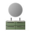 Тумба с раковиной Cezares Eco-Cer-N 120 см, 4 ящика Фисташковый Софт