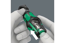 Ручка-держатель WERA 826 T Kraftform Turbo быстрозажимной патрон Rapidaptor, 1/4 x 146 мм WE-057480