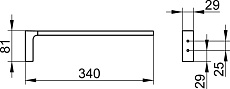 Полотенцедержатель Keuco Edition 11 11122010000 хром