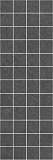 Декор Laparet Story чёрный мозаичный 20х60 см, MM60094