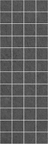 Декор Laparet Story чёрный мозаичный 20х60 см, MM60094