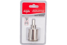 Коронка алмазная в сборе по керамограниту 35 мм Elitech 1820.081600