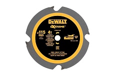 Диск пильный по древесным материалам (115x9.5 мм; 4T) DeWalt DT20421-QZ