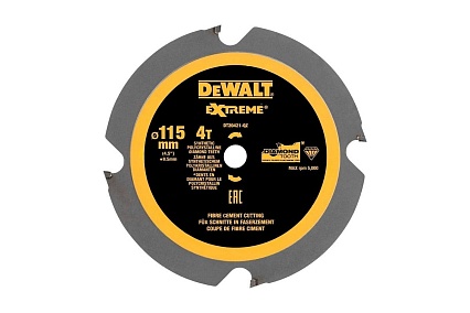 Диск пильный по древесным материалам (115x9.5 мм; 4T) DeWalt DT20421-QZ