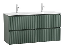 Тумба с раковиной BelBagno Uno 120 см, 4 ящика, Еловый матовый