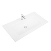 Тумба с раковиной BelBagno Kraft 100 см 1 ящик, полка Rovere Tabacco