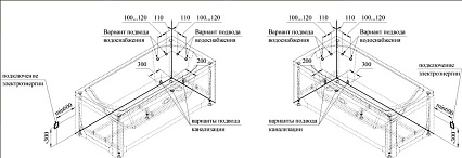 Акриловая ванна Ваннеса Николь 168х70 см