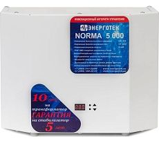 Стабилизатор напряжения (5000 ±15 В 120-260 В) Энерготех NORMA 514403