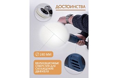 Электрическая полировальная машина Rockforce 220 V, 1200 W, 800-3600 об/мин, диаметр круга 180 мм RF-PA-03060(48766)