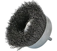 Щетка чашечная 80х25 мм, с хвостовиком, сталь Faster Tools 3502