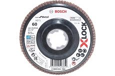 Круг лепестковый X571 по металлу (115 мм; X-LOCK; G60) Bosch 2608621764