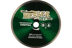 Диск алмазный сплошной по керамической плитке (200х22.2 мм) Messer DIY 03.200.009