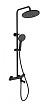 Душевая стойка Wonzon&Woghand T-1000 WW-B3057-A-MB термостат, черный матовый