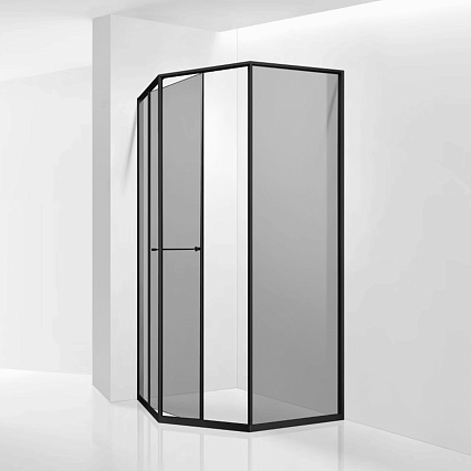 Душевой уголок RGW Stilvol SV-82B R 80x80 тонированное, черный 33328288-34R