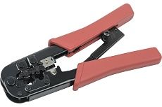 Инструмент IEK ITK обжимной RJ-45/12 с храповиком и механизмом вертикального обжима TM1-B11V