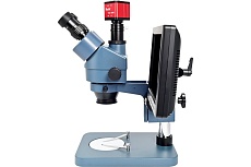 Микроскоп Kaisi KS-37045 7x45Х тринокулярный + монитор + камера + подсветка М7746197